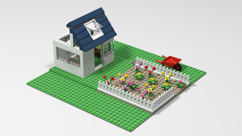 Lego Greenhouse & Garden