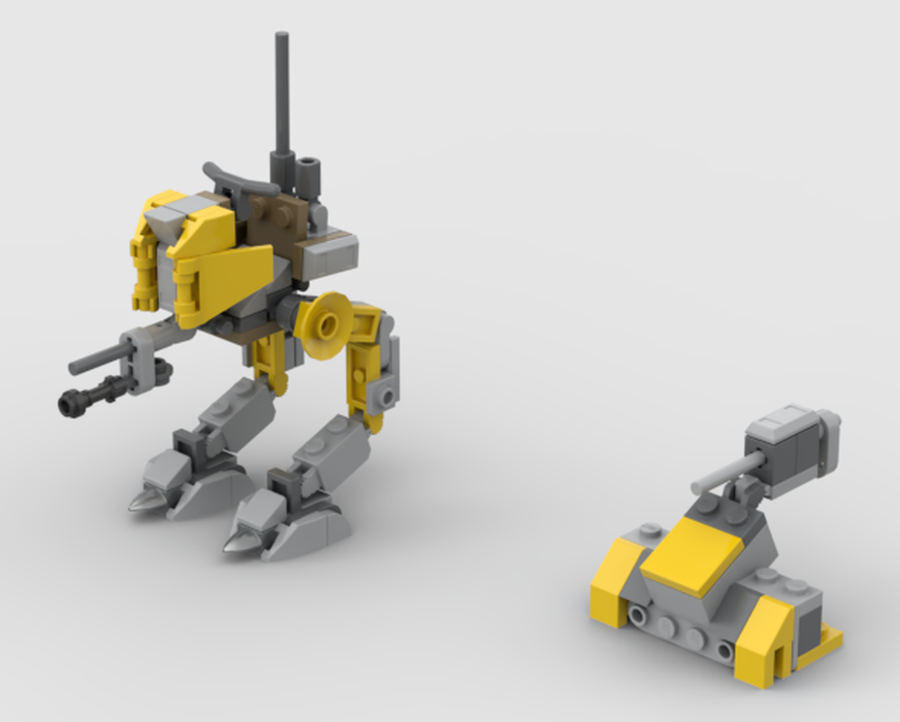 Lego 327th Battlepack Alternate Build (AT-RT and Turret)