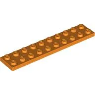 Plate 2 x 10 / Orange