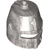 Helmet Castle Closed with Eye Slit / Metallic Silver