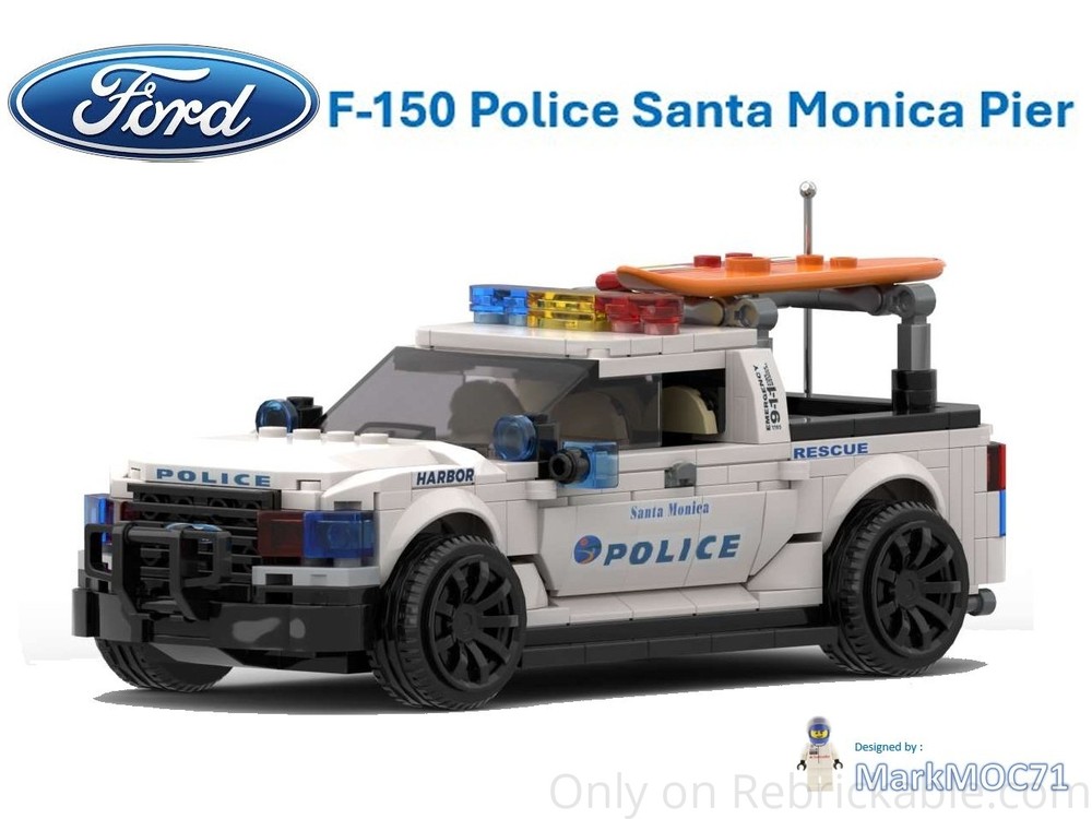 Lego FORD F-150 Police Santa Monica Pier