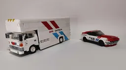 BRE Datsun 240Z & Hino Transporter
