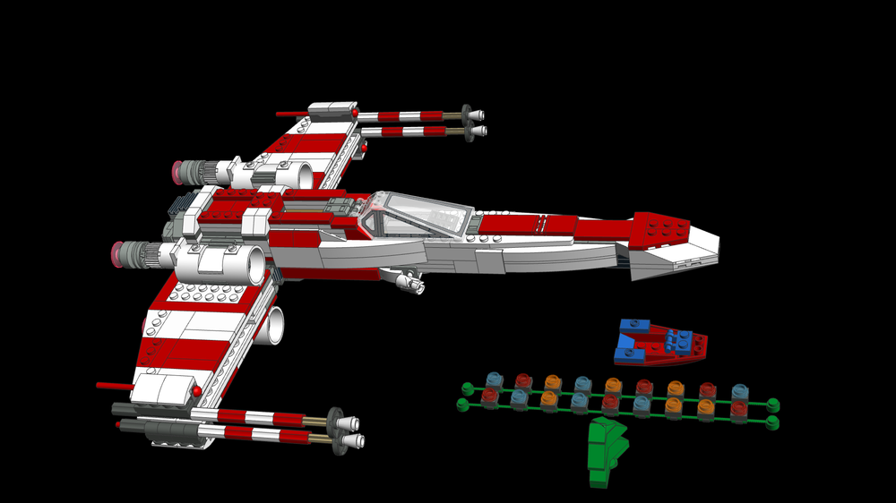 Lego Christmas special- Peppermint X fighter