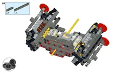 Functioning Subaru Impreza flat four 16 valve Lego technic boxer engine