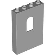 Panel 1 x 4 x 5 with Arched Window / Light Bluish Gray