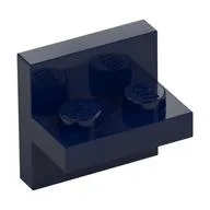 Bracket 2 x 2 with 1 x 2 Vertical Studs / Dark Blue