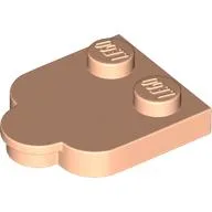 Plate Special 2 x 3 with Cloud Edge / Light Nougat
