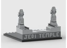 Coruscant temple stairs