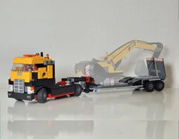 60409 Truck and Lowboy Trailer for 60420 Excavator
