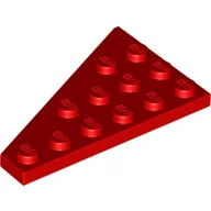 Wedge Plate 6 x 4 Right / Red