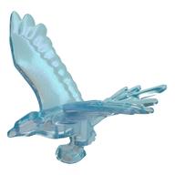 Lego Animal, Bird, Phenix with Open Wings / Opal Trans-Light Blue