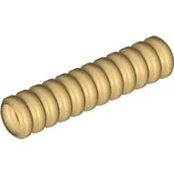 Hose, Ribbed 7mm D. 4L / 3.2cm / Metallic Gold