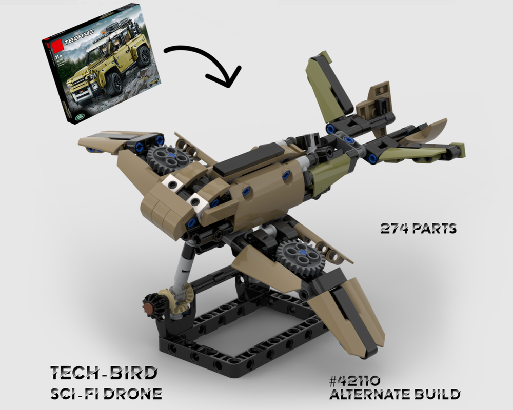Lego 42110 Tech-Bird - LEGO Technic Landrover Defender Alternate Build