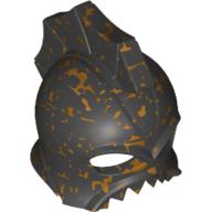 Lego Helmet Underwater Atlantis Portal Emperor / Speckle Black-Gold