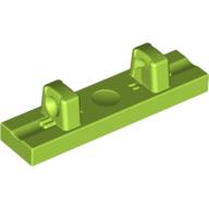 Lego Hinge Tile 1 x 4 Locking Dual 1 Fingers on Top [8 Locking Ridges] / Lime