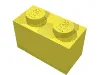 Brick 1 x 2 / Bright Light Yellow