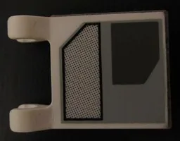Flag 2 x 2 Square with Flat Edge with UCS X-wing Pattern Model Right Side (Sticker) - Set 7191