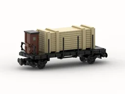 Stake Wagon with Brakeman's Cab (8w)