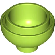 Brick Round 2 x 2 Dome Bottom [Open Stud] / Lime