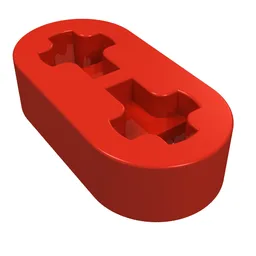 Technic Beam 1 x 2 Thin / Red