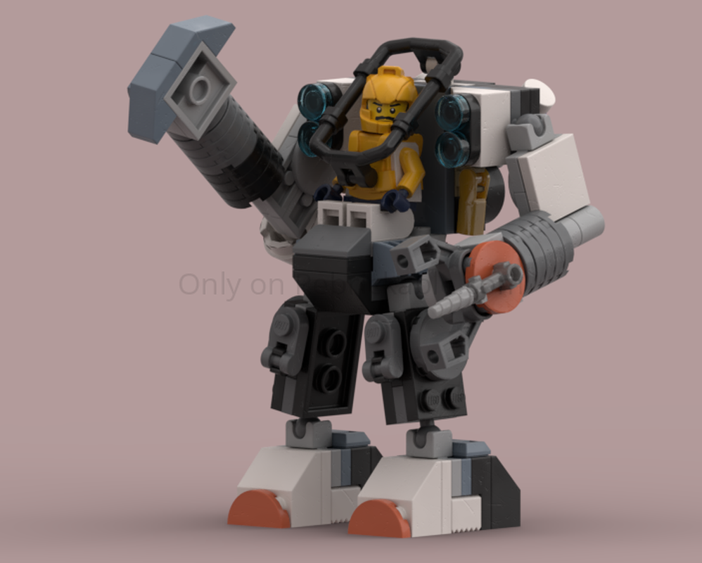 Lego 60428 Space Construction Mech mod