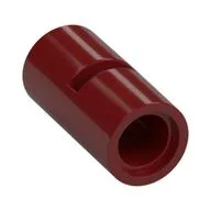 Technic Pin Connector Round [Slotted] / Dark Red