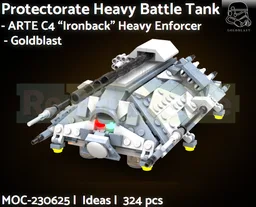 Protectorate Heavy Battle Tank - ARTE C4 "Ironback" Heavy Enforcer