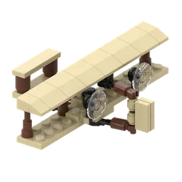 Wright Flyer (1:110 scale - as Saturn V)
