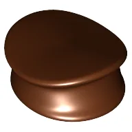 Cap, Police Style / Reddish Brown