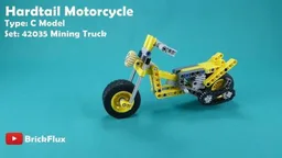 Hardtail Motorcycle 42035 C Model