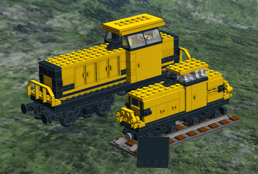 Lego 4564 Locomotive 4-stud-wide (50 Years on Track)
