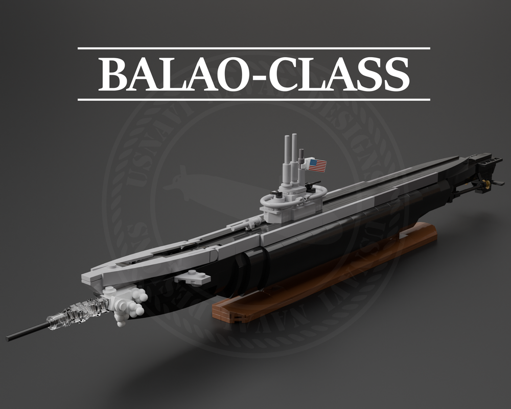 Lego Balao-class submarine