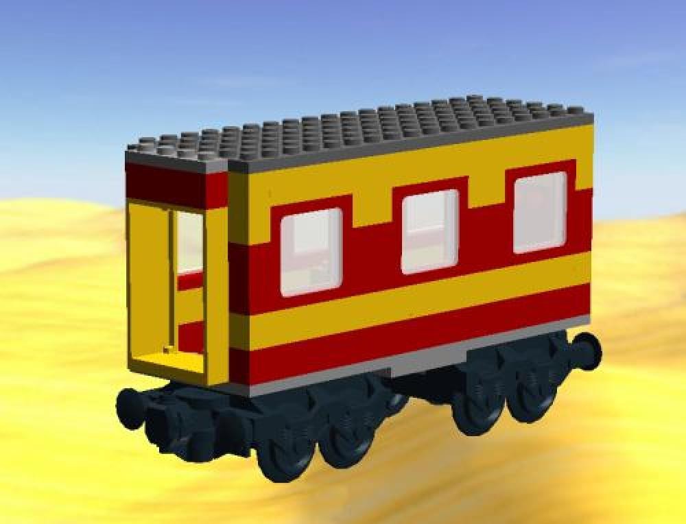 Lego Train Custom Coach Inspired