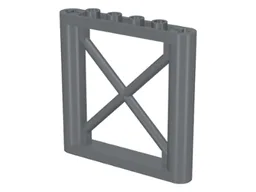 Support 1 x 6 x 5 Girder Rectangular / Dark Bluish Gray