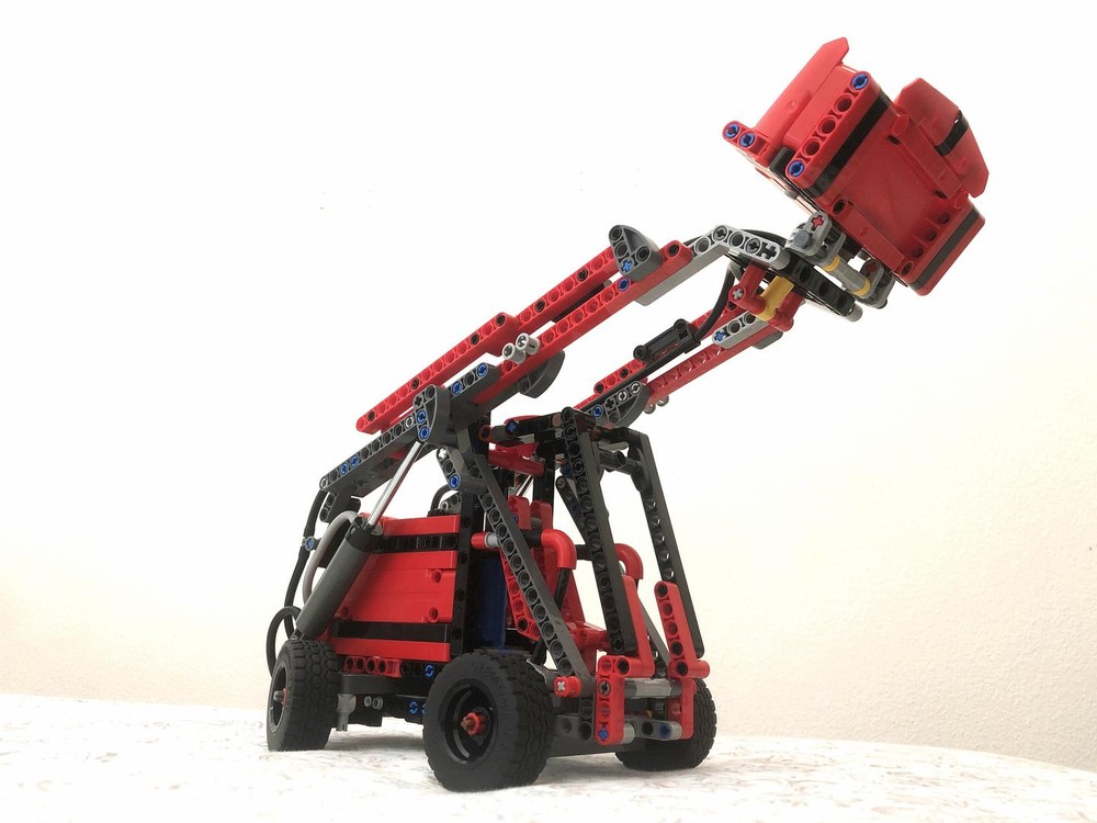 Lego Pneumatic Skid Loader: Alternate model for the Material Handler (42144)