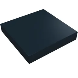 Tile 2 x 2 with Groove / Black