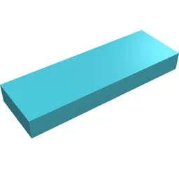 Tile 1 x 3 / Medium Azure