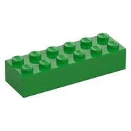 Brick 2 x 6 / Bright Green