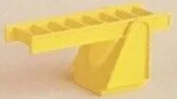 Duplo Ladder Stand 2 x 2 with Yellow Duplo Ladder 8 Rung (2223 / 2224)