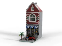 Modular Dark red shop