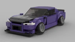 Purple Nissan GTR r34