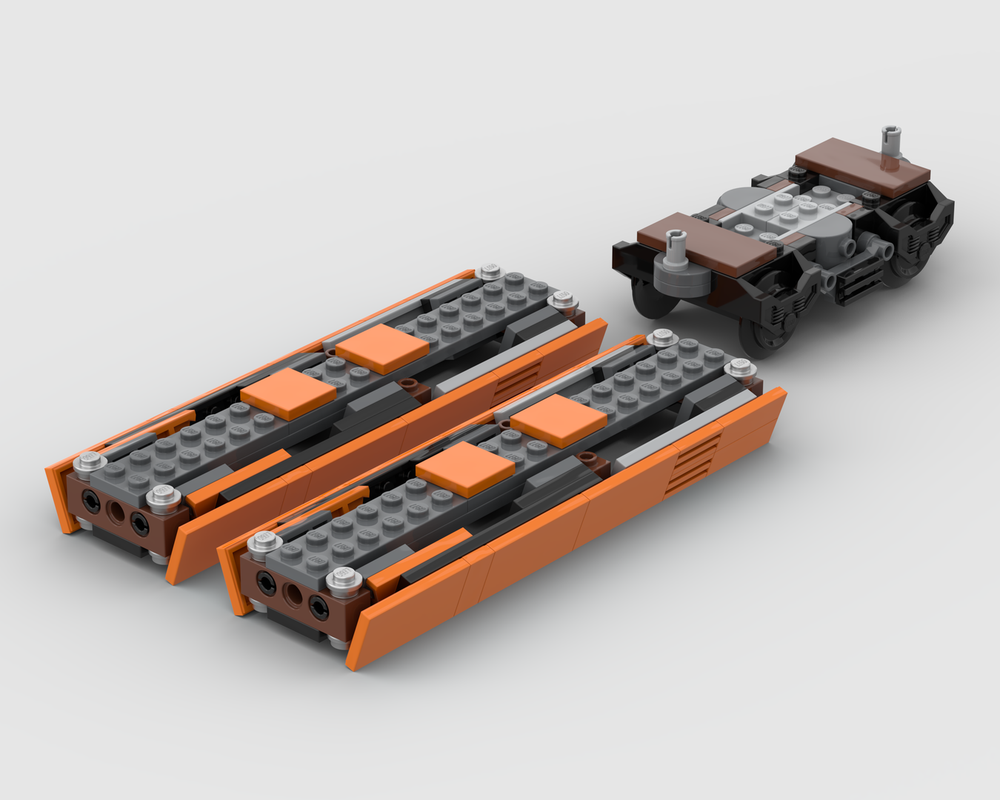 Lego Jacobs Bogie mod for 2x 10233 Horizon Express