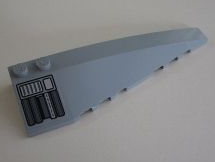 Lego Wedge 10 x 3 Right with Silver Machinery Pattern (Sticker) - Set 8036