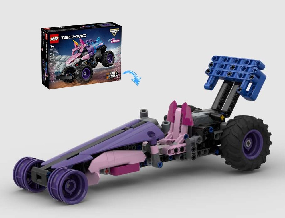 Lego Dragster 42220 Alternate Build