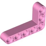 Technic Beam 3 x 5 L-Shape Thick / Bright Pink