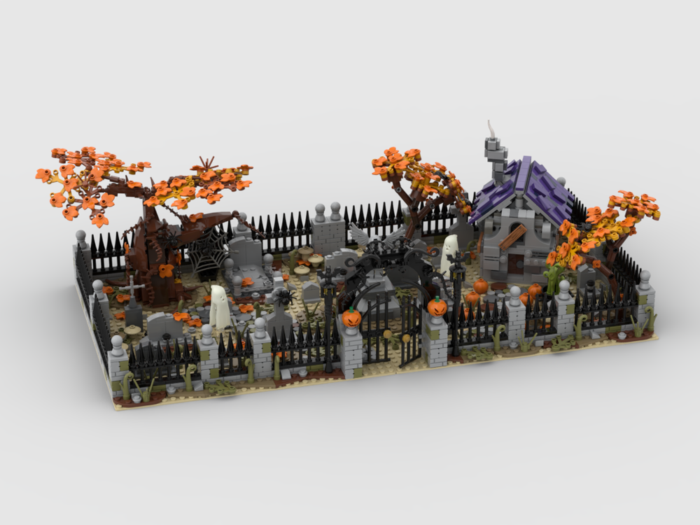 Lego Modular Haunted Cemetery
