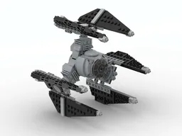 LEGO SW MOC Imperial TIE Defender microfighter scale