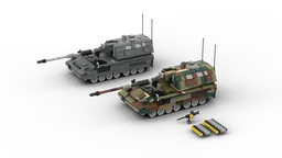 Pzh-2000 Self-Propelled Howitzer | 1:33 Minifig Scale