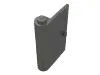 Door 1 x 3 x 4 Left / Dark Bluish Gray