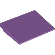 Lego Brick Sloped 10° 6 x 8 / Medium Lavender